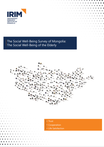 THE SOCIAL WELL BEING SURVEY OF  MONGOLIA: THE SOCIAL WELL BEING OF  DOCTORS AND HOSPITAL WORKERS.